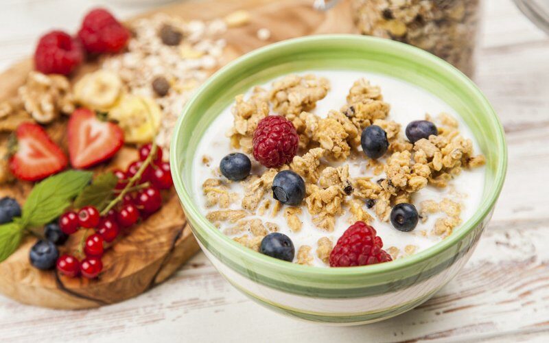 Ngũ cốc trộn sữa hạt