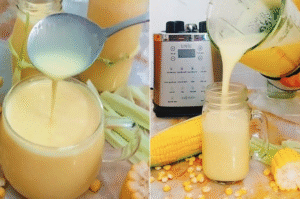 sữa ngô hạt điều