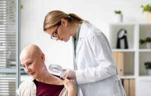 người đang hóa trị