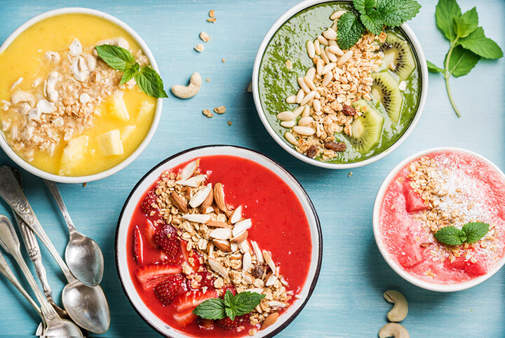Làm Smoothie Bowl