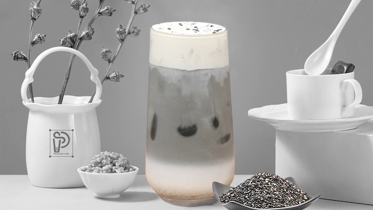 Công Thức Latte Mè Đen “Gây Bão” Mạng Xã Hội Tại Nhà