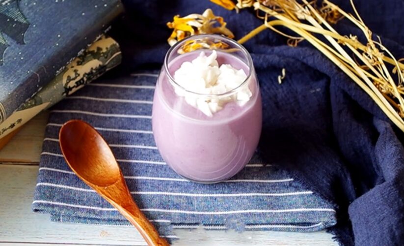 sinh to khoai lang tim