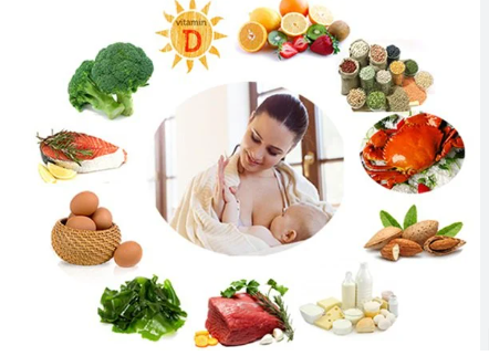 Dinh dưỡng đầy đủ giúp mẹ sau sinh phục hồi và có nguồn sữa chất lượng.