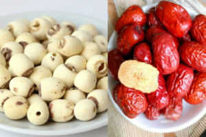 sữa hạt sen táo đỏ