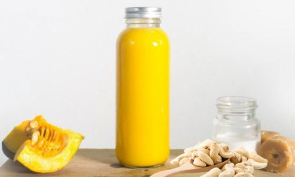 Cách Làm Sữa Hạt Điều Bí Đỏ Cho Bé Ăn Dặm