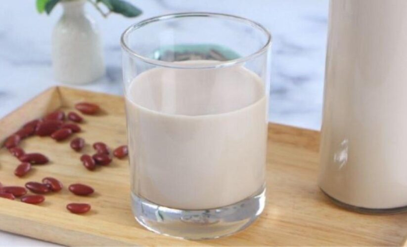 sua hạt điều đậu đỏ