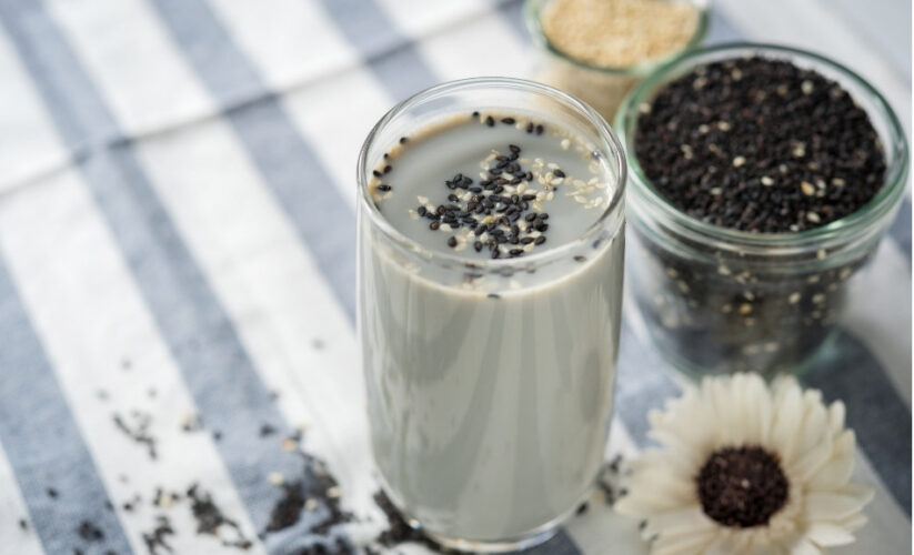 sữa mè đen bao nhiêu calo